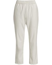 PROENZA SCHOULER WHITE LABEL Faux Leather Pants - Multicolor