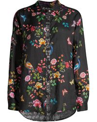 leopard print shirt with red pants