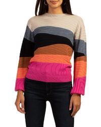 Trina Turk Diorama Colorblock Sweater - Multicolor