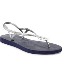 havaianas luna steel grey