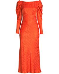 alena midi dress in jewel green