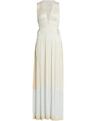 Ulla Johnson Rabia Metallic Ikat Gown 