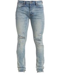 Ksubi Van Winkle Sky High Slim-fit Jeans - Blue