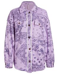 Free People Ruby Bandana Jacket | Lyst