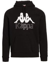 kappa black and white hoodie