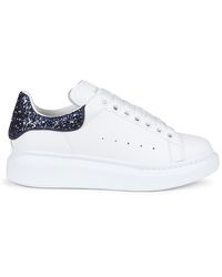 Alexander McQueen Glitter Sneakers in Purple | Lyst