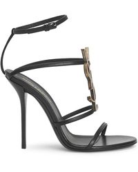 ysl heels white