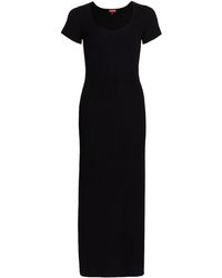 STAUD Camden Rib Knit Bustier Dress in 