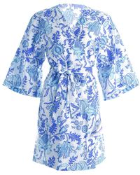 women's rabbit dressing gown