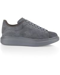 Alexander McQueen Oversized Suede Grey Men's - 553680WHV671716 - US