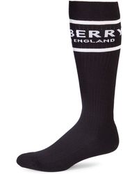 burberry knee high socks