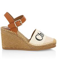 Chloé Wedge sandals for Women - Up to 64% off | Lyst