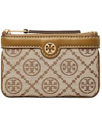 Tory Burch Leather T Monogram Jacquard Folio For Iphone 12 And 