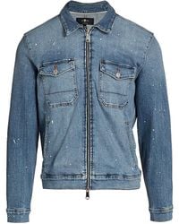7 for all mankind denim jacket mens