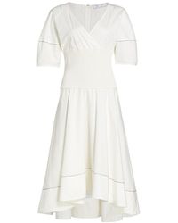 Proenza Schouler White Label Cut-Out Back Rib Knit Midi Dress | INTERMIXÂ®