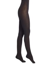 Wolford Cashmere Silk Tights - Brown