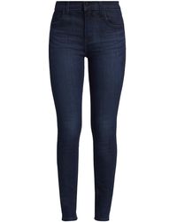 J Brand Womens Natasha Denim Dark Wash Ultra High Rise Skinny Jeans BHFO 4911 