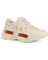 gucci white sneakers sale