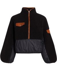 vans mix up half zip sweatshirt