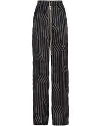 Rick Owens Geth Belas Cotton-ripstop Wide-leg Pants in Pink | Lyst