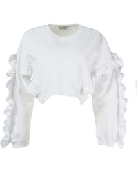 amur kyle ruffle bustier top