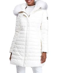 gorski men's fox fur trim parka