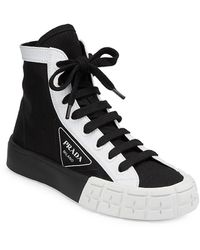 pink prada high tops