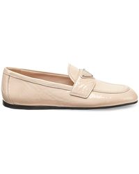 prada suede loafers womens