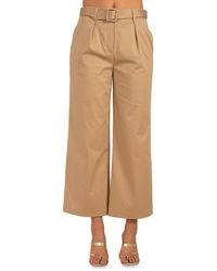 Slacks and Chinos Capri and cropped trousers Save 2% Womens Clothing Trousers Trina Turk Synthetic Exit Pant in Blue 