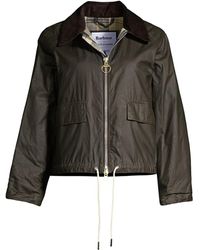 Barbour X Alexa Chung Edith Waxed Cotton Jacket - Lyst