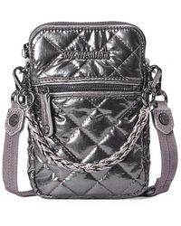 MZ Wallace - Micro Crosby Quilted Nylon Crossbody Bag - Lyst