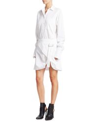 helmut lang shirt dress
