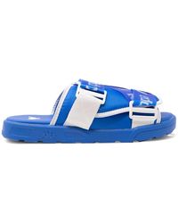 Kappa Authentic Mitel 1 Nylon Slide Sandals - Blue