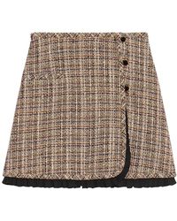 tweed mini skirts