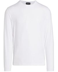 Giorgio Armani Long-sleeve t-shirts for Men | Online Sale up to 60% off |  Lyst