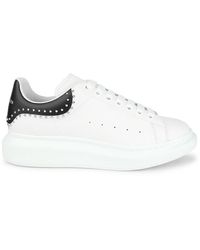 Alexander McQueen Studded Oversized Sneakers - White