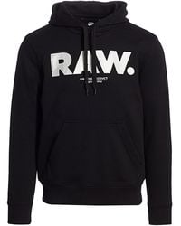 g star raw black hoodie
