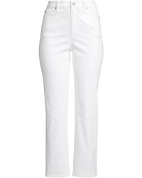 Eileen Fisher High-rise Straight Ankle Jeans - White