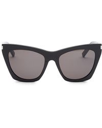 Saint Laurent Sunglasses In Green Save 15 Lyst Saint Laurent Sunglasses In Green Save 15 Lyst
