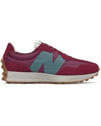 new balance mixed media sneakers