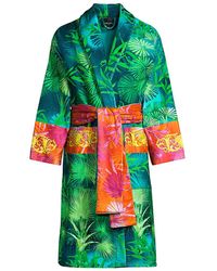 versace robe green