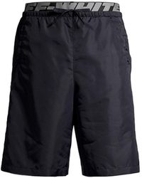 Off-White c/o Virgil Abloh Synthetic Off Swimming Shorts in Black for Men Mens Clothing Beachwear Save 22% 
