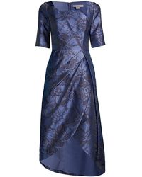 kay unger fit and flare dress