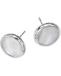Ippolita Polished Rock Candy Sterling Silver & Mother-of-pearl Small Stud Earrings - Metallic