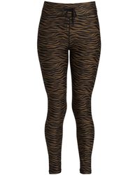 SALE Damen Capri Leggings Legging Leggins Leopard Design Leo Tiger Muster L16 
