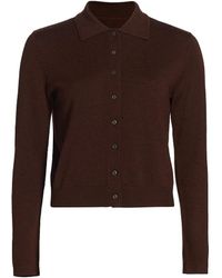 sandy liang post cardigan