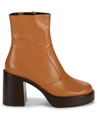 simon miller high raid leather platform boots