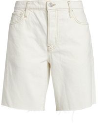 AMI Wool Regular Fit Bermuda in Beige Natural - Save 15% Womens Clothing Shorts Knee-length shorts and long shorts 