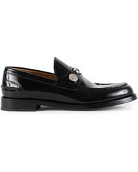 Burberry Fred Leather Loafers - Black