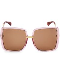 gucci 60mm oversized sunglasses